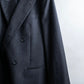 "GIORGIO ARMANI" Oversized peak lapel double breasted tailored jacket