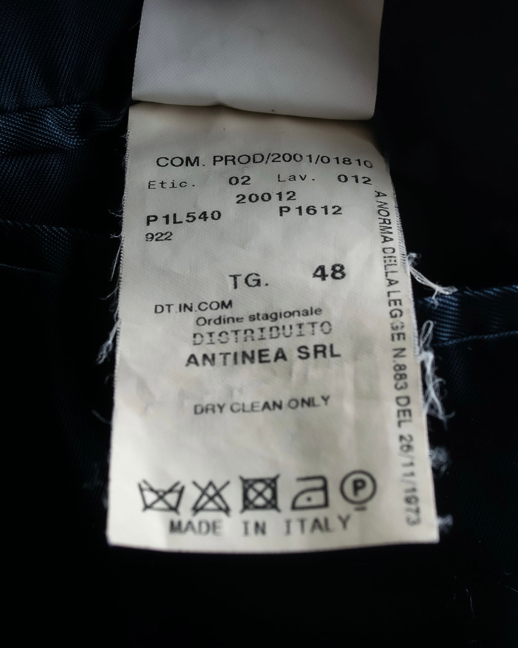 "EMPORIO ARMANI" Single-breasted oversized chester coat