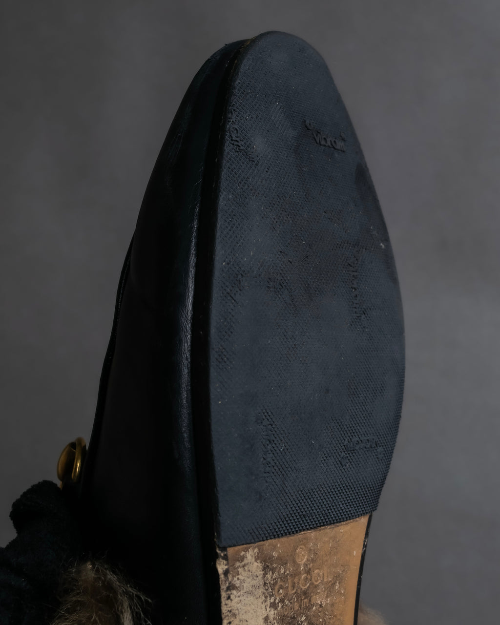"GUCCI" Horsebit slipper style Princetown loafers