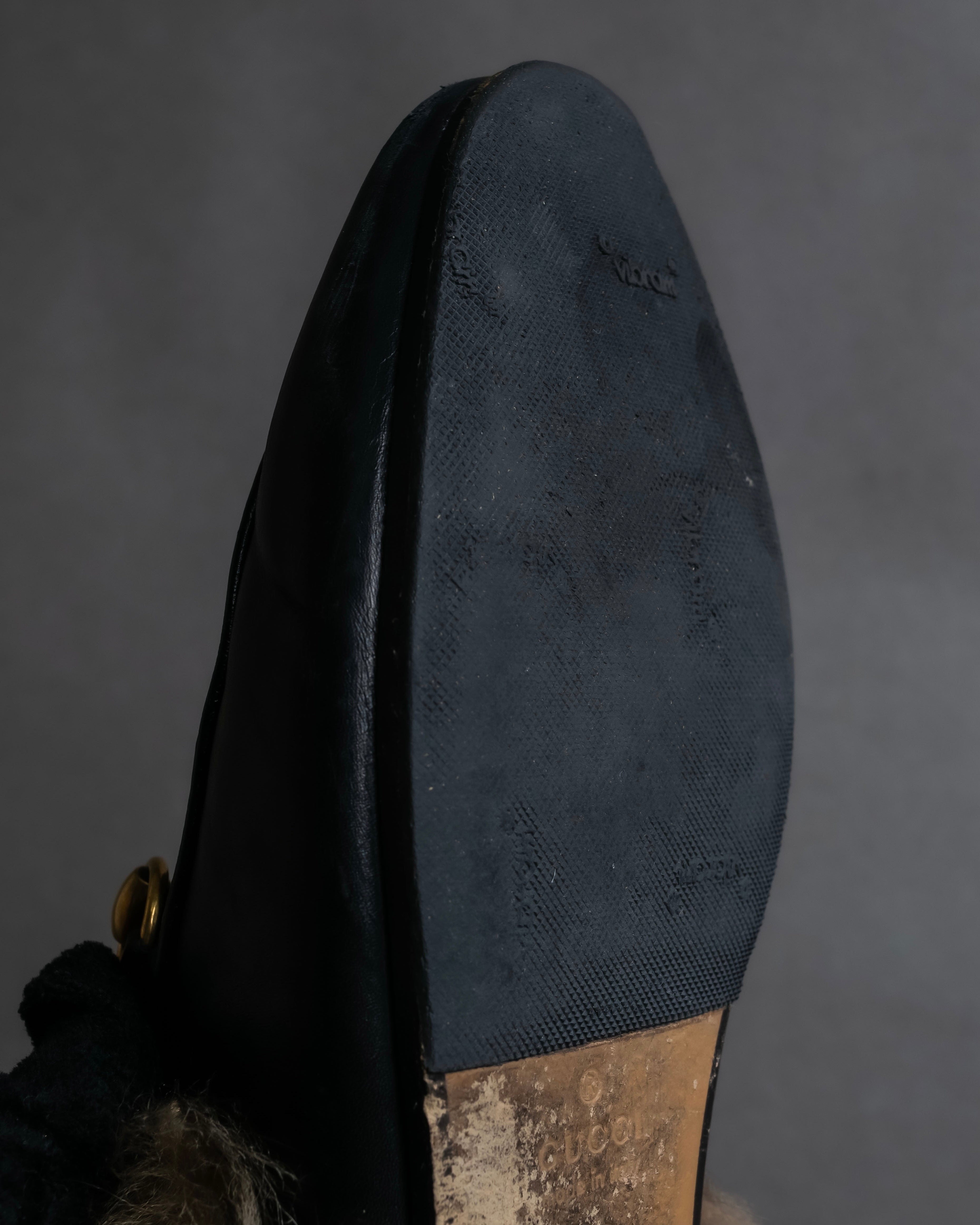 "GUCCI" Horsebit slipper style Princetown loafers