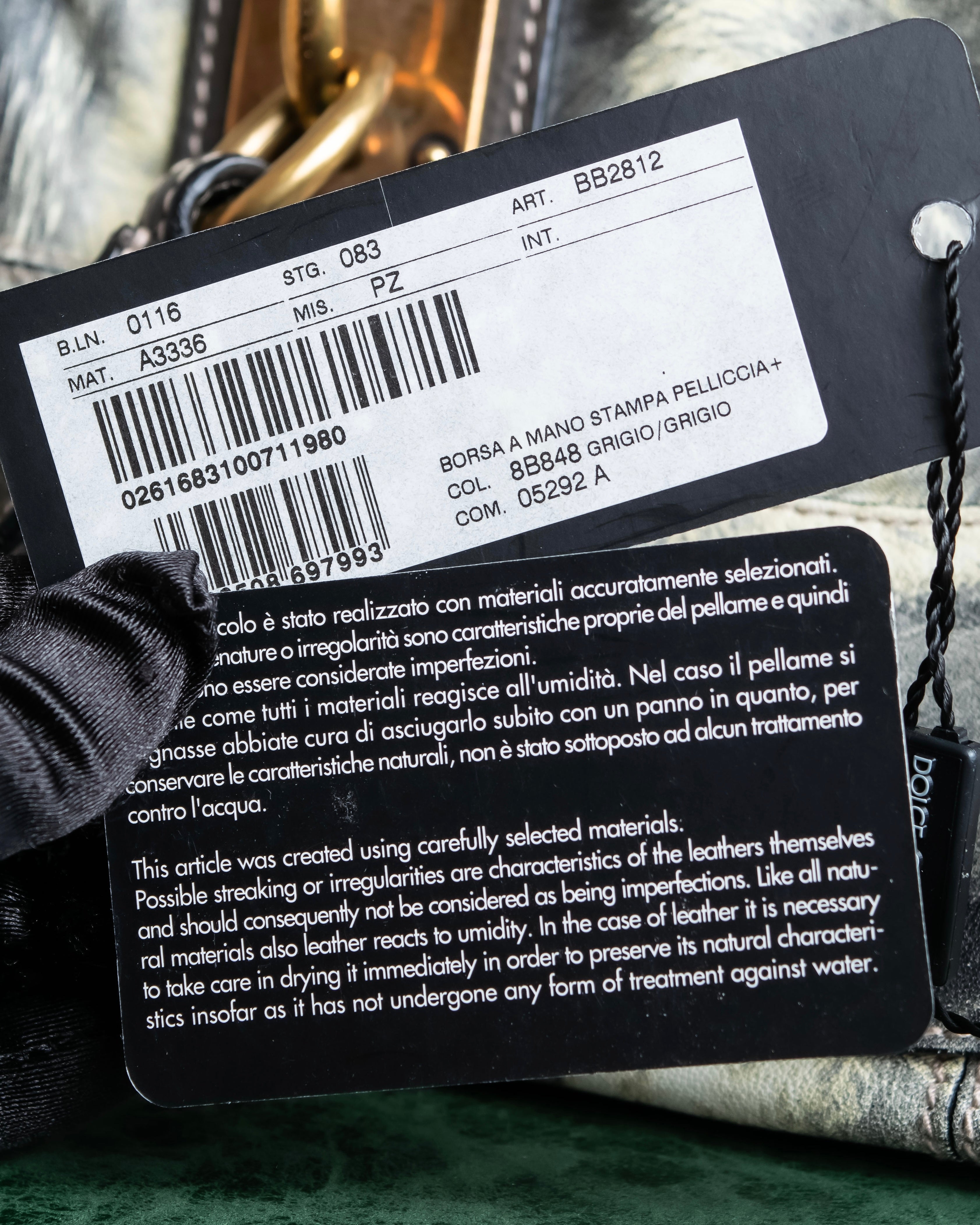 "DOLCE &amp; GABBANA" Miss edge series calf leather 2 way bag