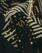 -SPECIAL- “GUCCI” 00’s-10’s Metallic printed sheer stole