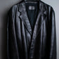 "PRADA" Oversized switched design leather tailored jacket