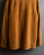 "LOEWE" Out pocket detail oversized suede jacket