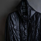 "BURBERRY Black Label" Checked nylon gather hooded blouson