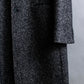 "DOLCE & GABBANA" Oversized tweed long chesterfield coat