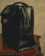 "CELINE" 80's-90's Classic leather top-handle bag
