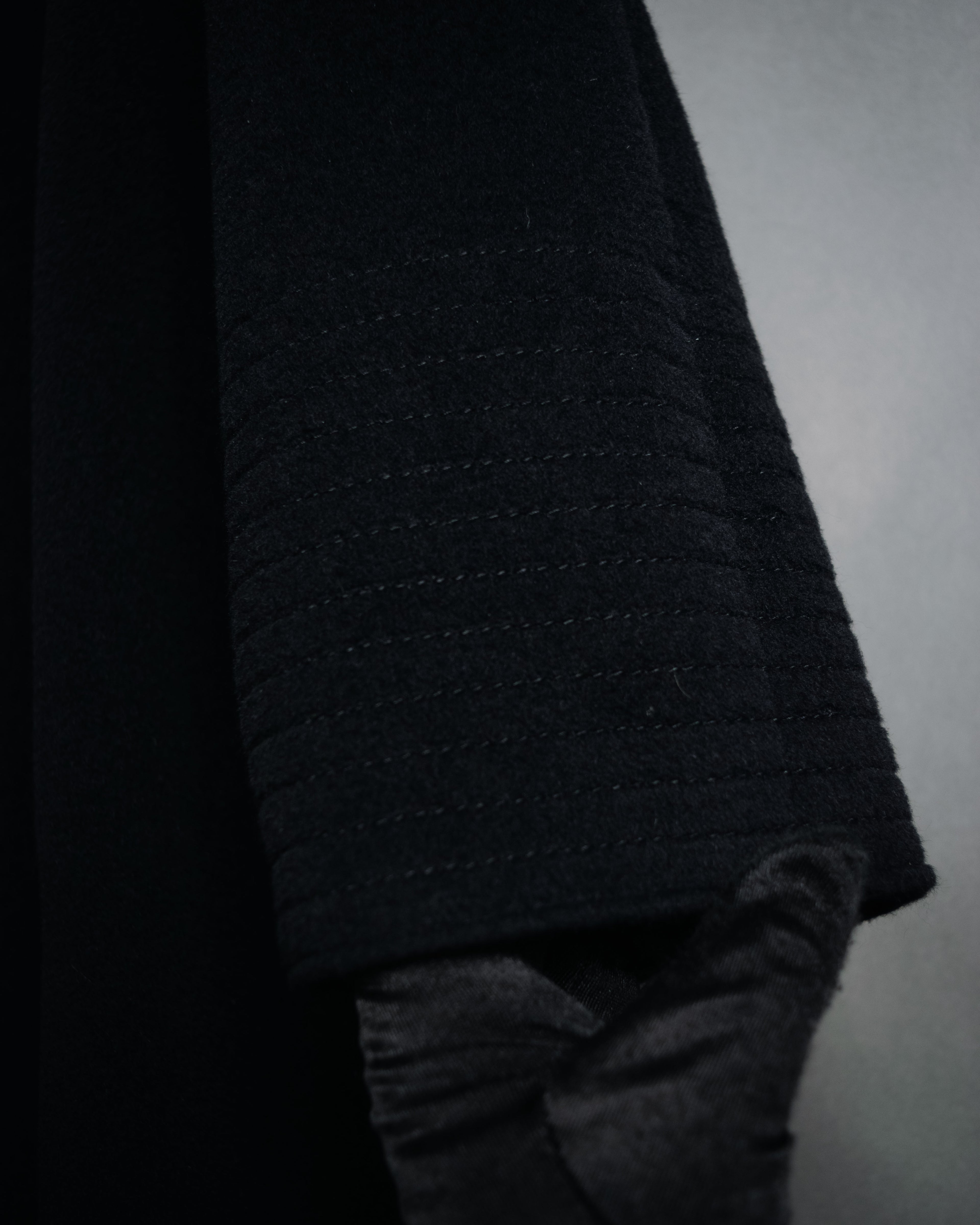 –SPECIAL– “Christian Dior” 80’s-90’s Angora blend sailor collar A-line coat