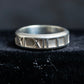 "Tiffany&Co" Roman numerals engraved silver 925 atlas ring