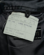 -MOOD MILLÉSIMES- 80’s-90’s Prince of Wales check wool double-breasted setup suit