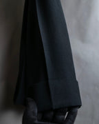 "JEAN PAUL GAULTIER FEMME"
 High-waisted straight draping slacks