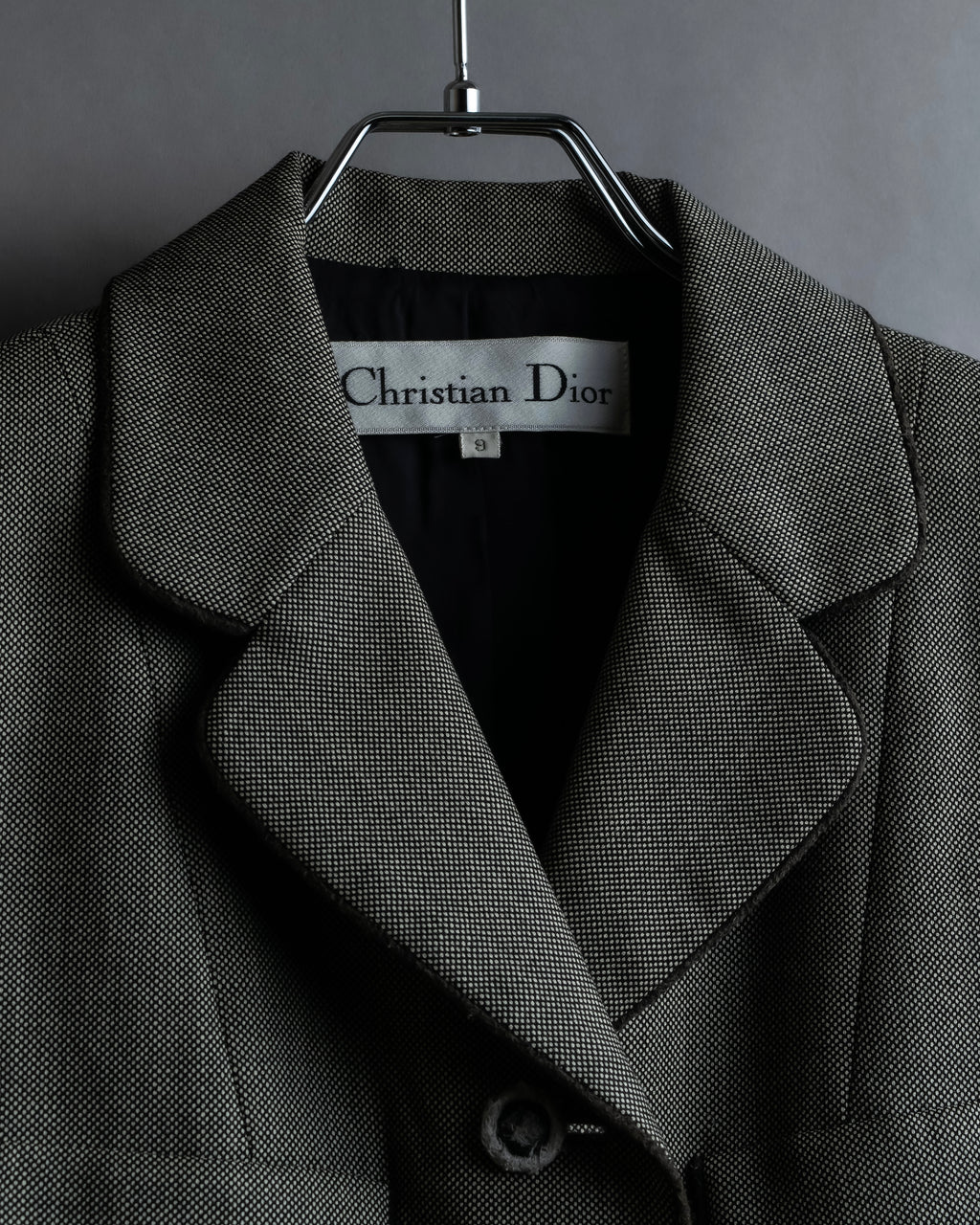 "Christian Dior" Flap pocket detail military tailored jacket