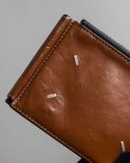 "MAISON MARGIELA" 4-tag design leather money clip