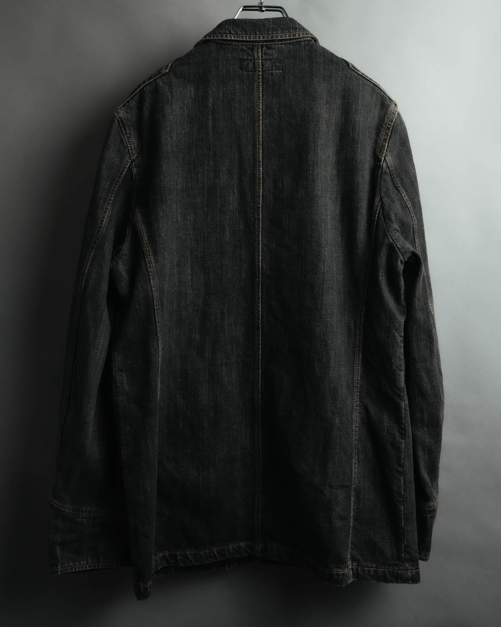 -MOOD MILLÉSIMES- 00’s faded black denim shirt jacket