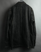 -MOOD MILLÉSIMES- 00’s faded black denim shirt jacket