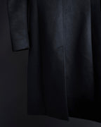 "GUCCI" Michele period linear silhouette wool chester coat