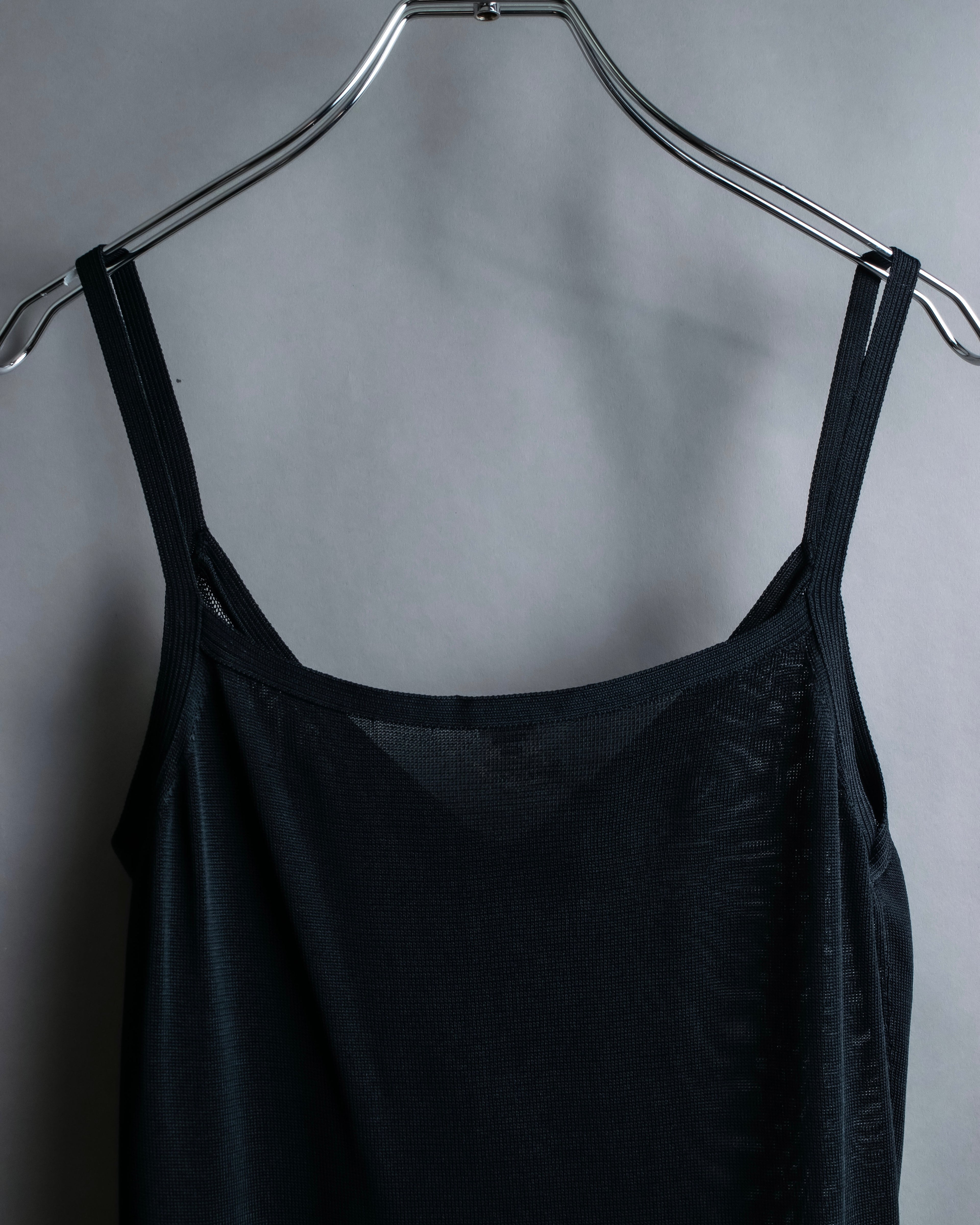 "HERMES" Sheer rayon mode style camisole