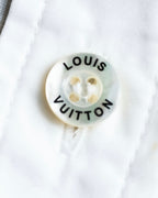"LOUIS VUITTON" Ribbon frill design regular collar shirt