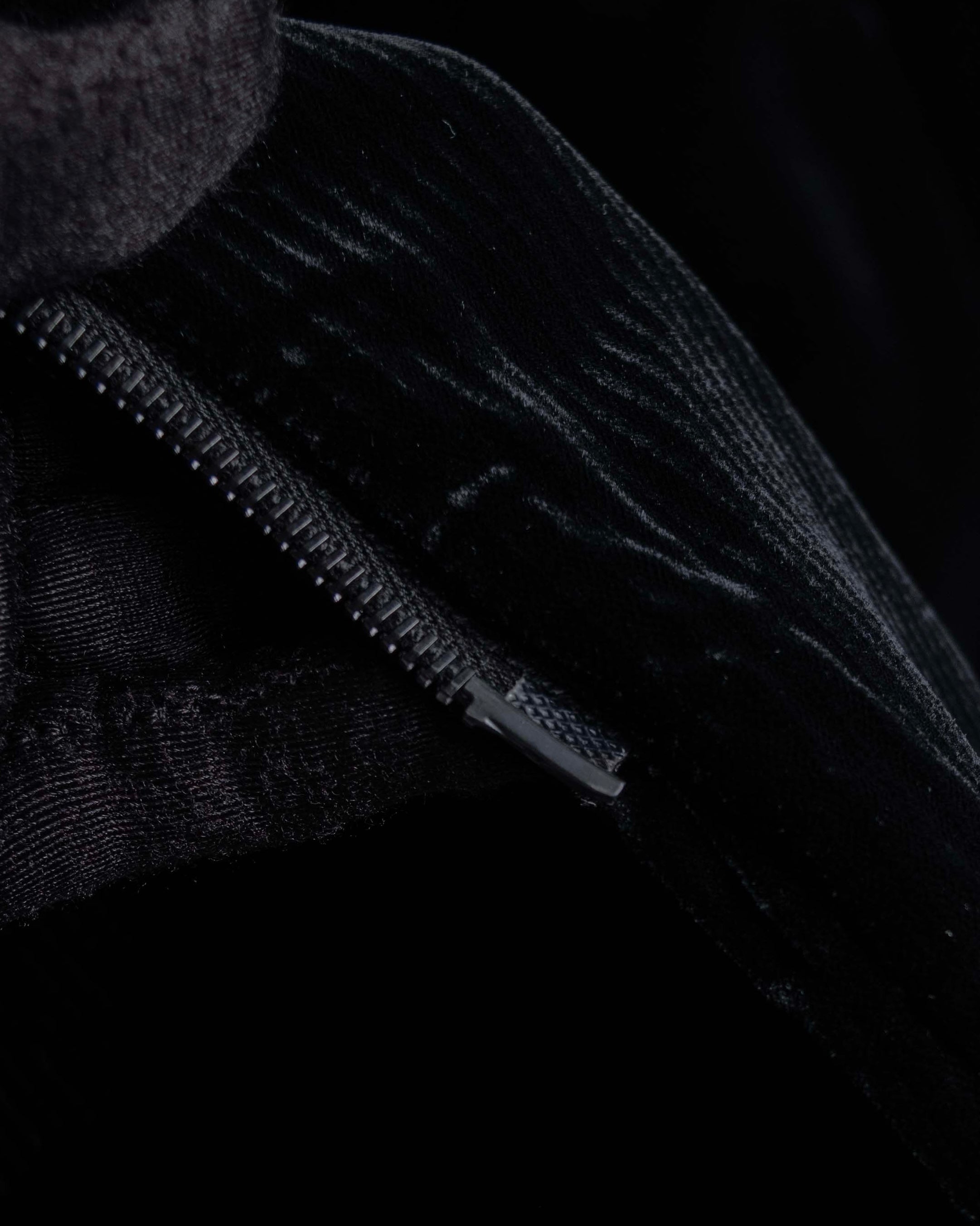 "GIORGIO ARMANI" Velour corduroy double zip up jacket