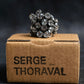 "SERGE THORAVAL" Crystal top chain braided ring