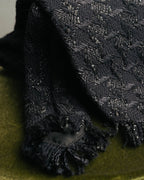 -SPECIAL- “CHANEL” 05Spring black tweed fringe necktie
