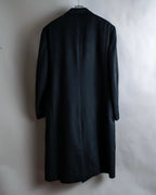"GIANNI VALENTINO" 100% cashmere oversized chesterfield coat