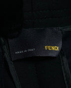 “FENDI” 90’s-00’s Sculpted V-back wide-leg trousers