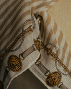 “FENDI” Late 80’s-90’s chain motif gauze scarf