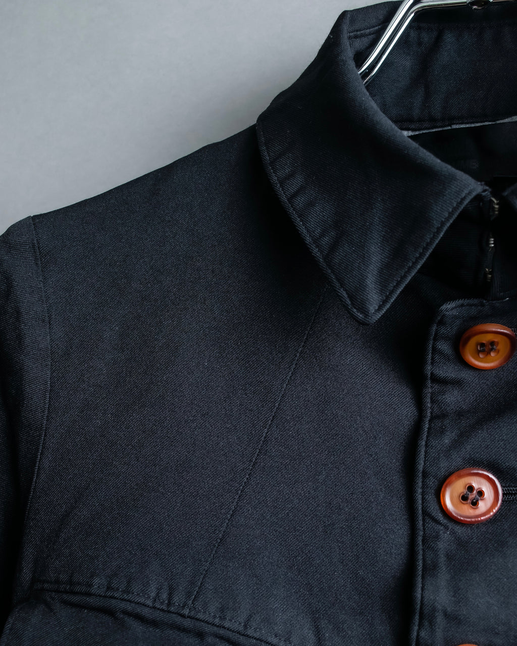 "COMME des GARCONS
COMME des GARCONS" 6 button detail raw edge jacket