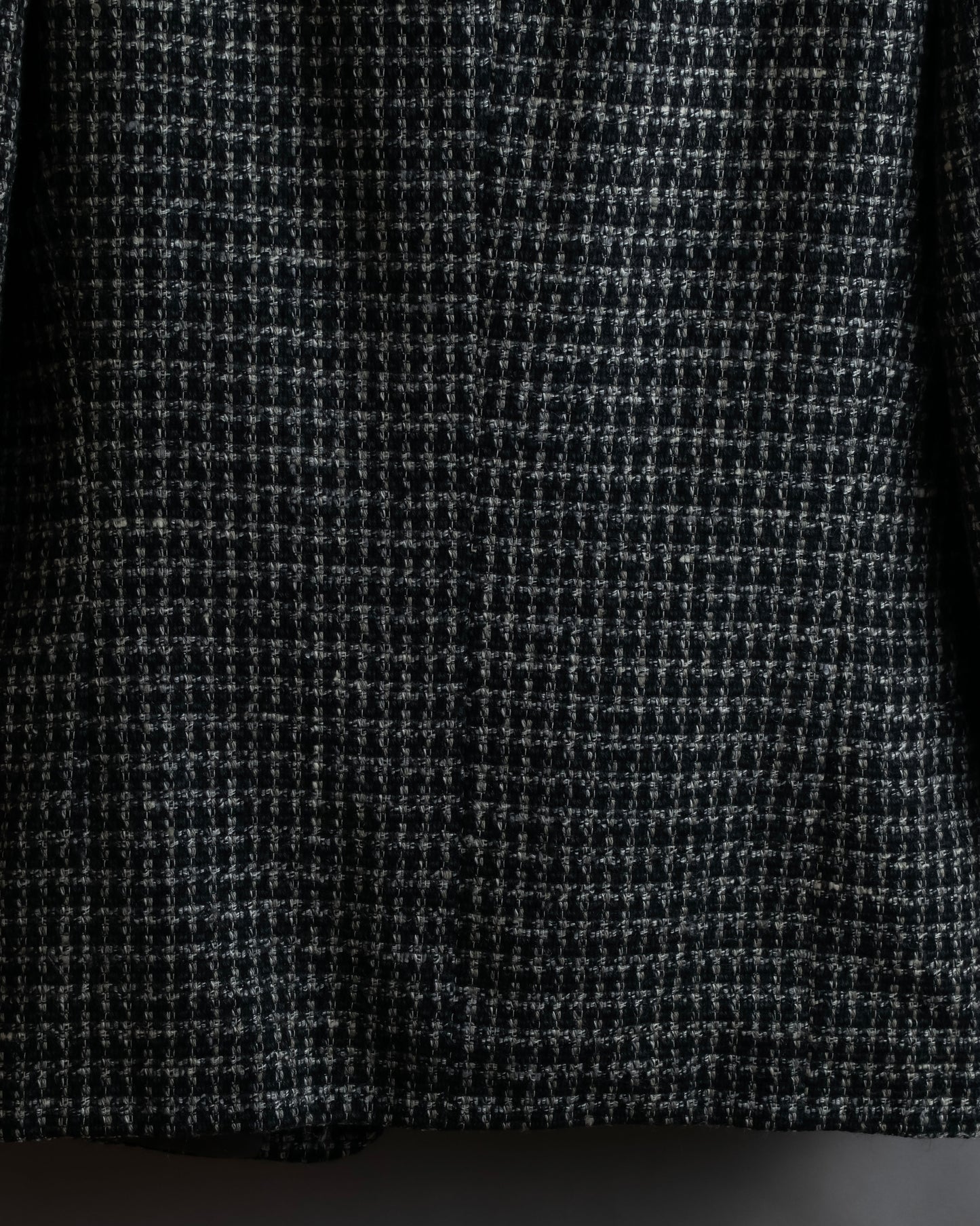 "GIORGIO ARMANI" Twill houndstooth pattern tailored jacket