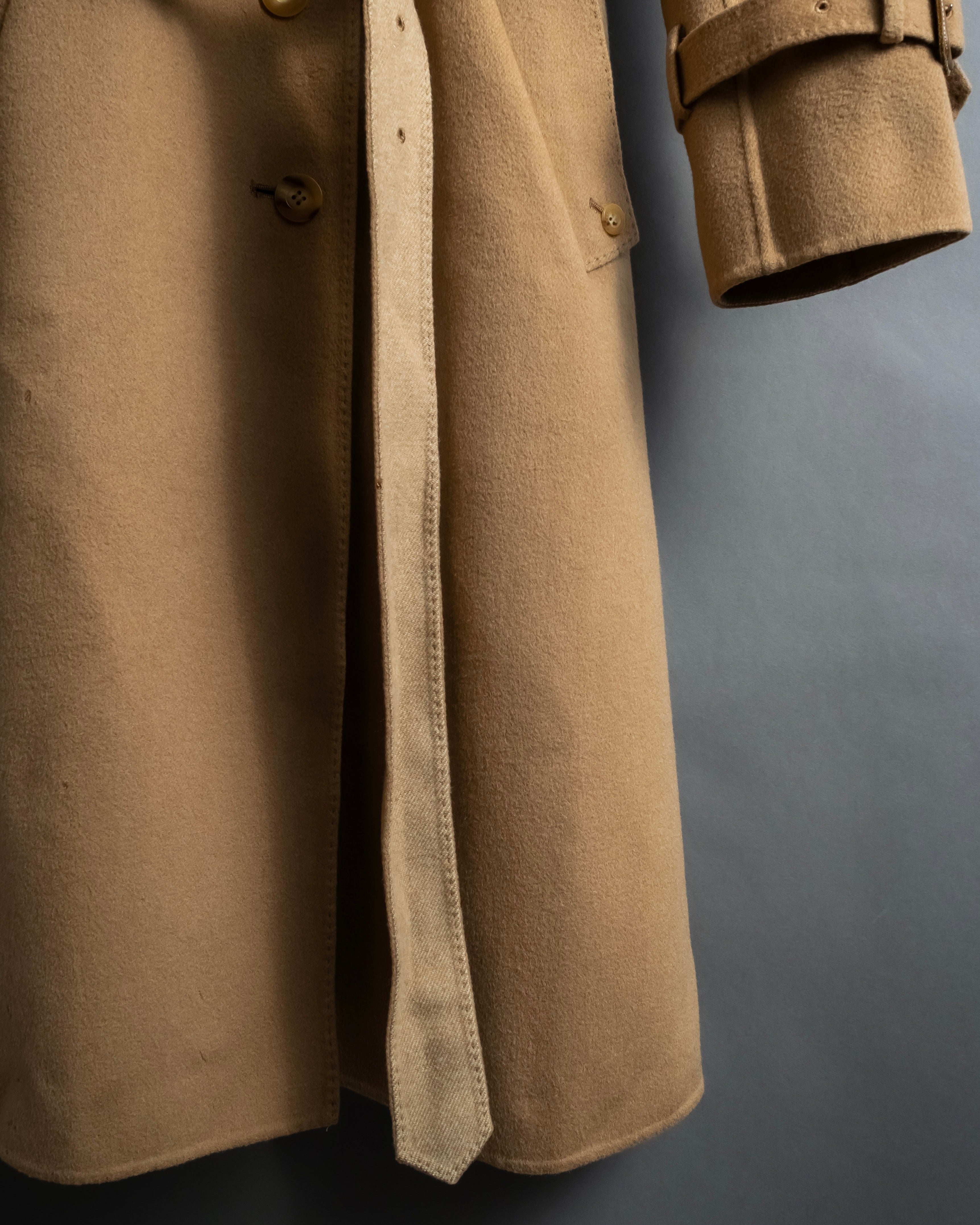 "Aquascutum" Traditional detail belted long trench coat