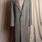 Vintage brushed feel oversized maxi length chester coat