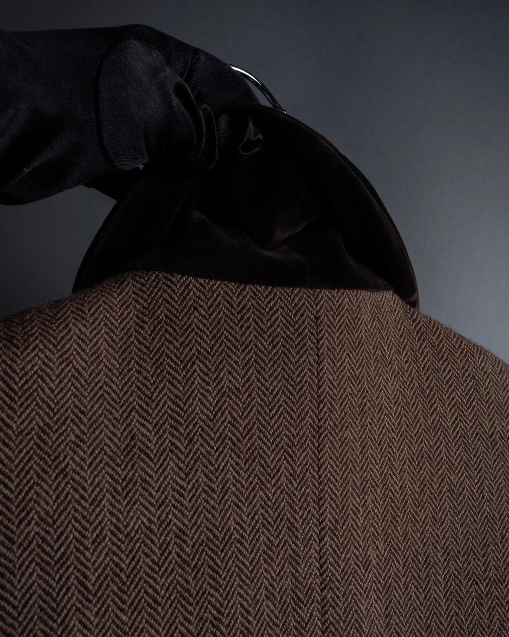 "FENDI" Velvet switching design herringbone set up