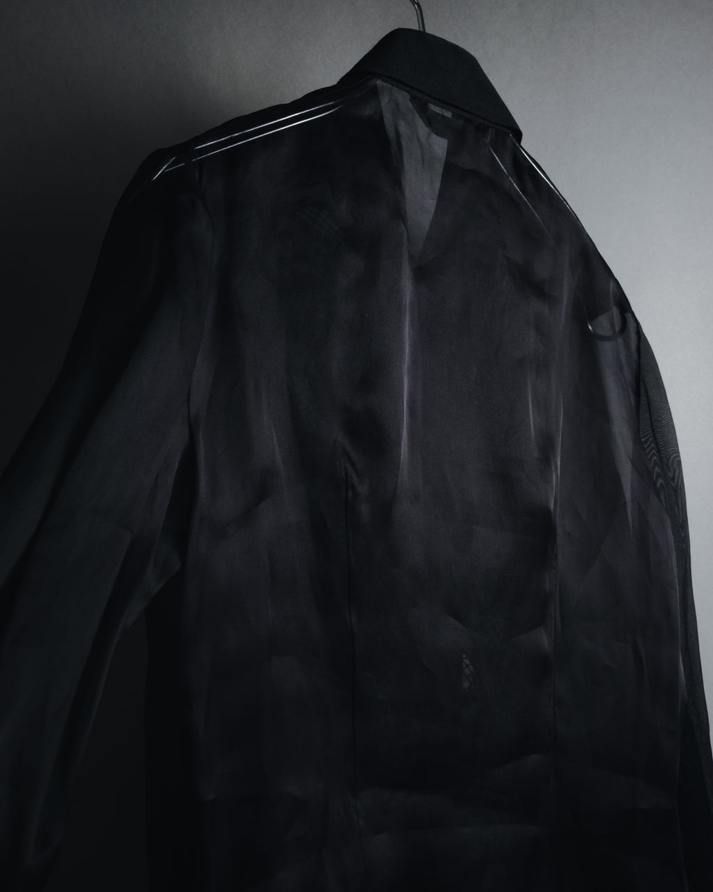 "LOEWE" 2014AW Sheer embroidered shirt