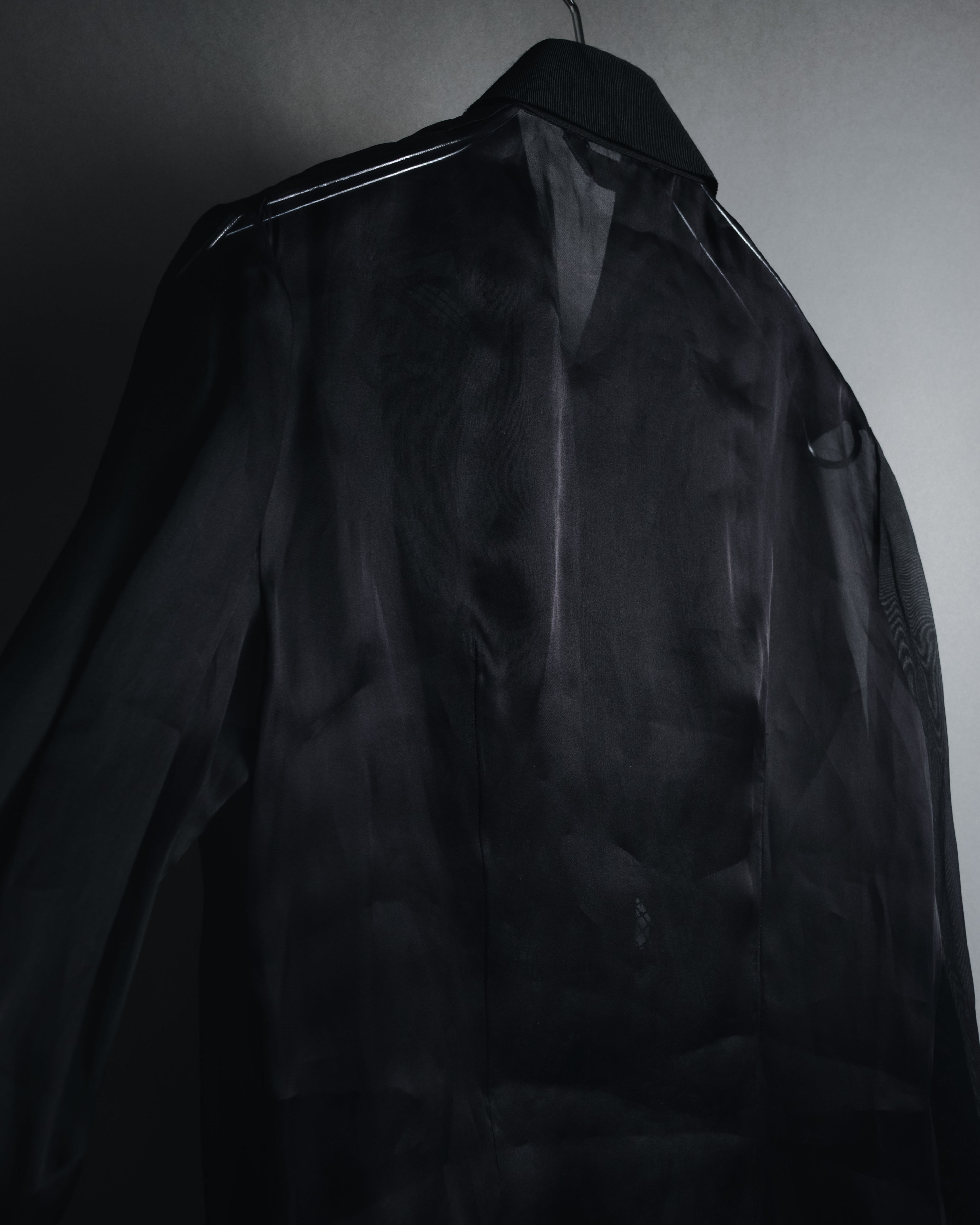 "LOEWE" 2014AW Sheer embroidered shirt