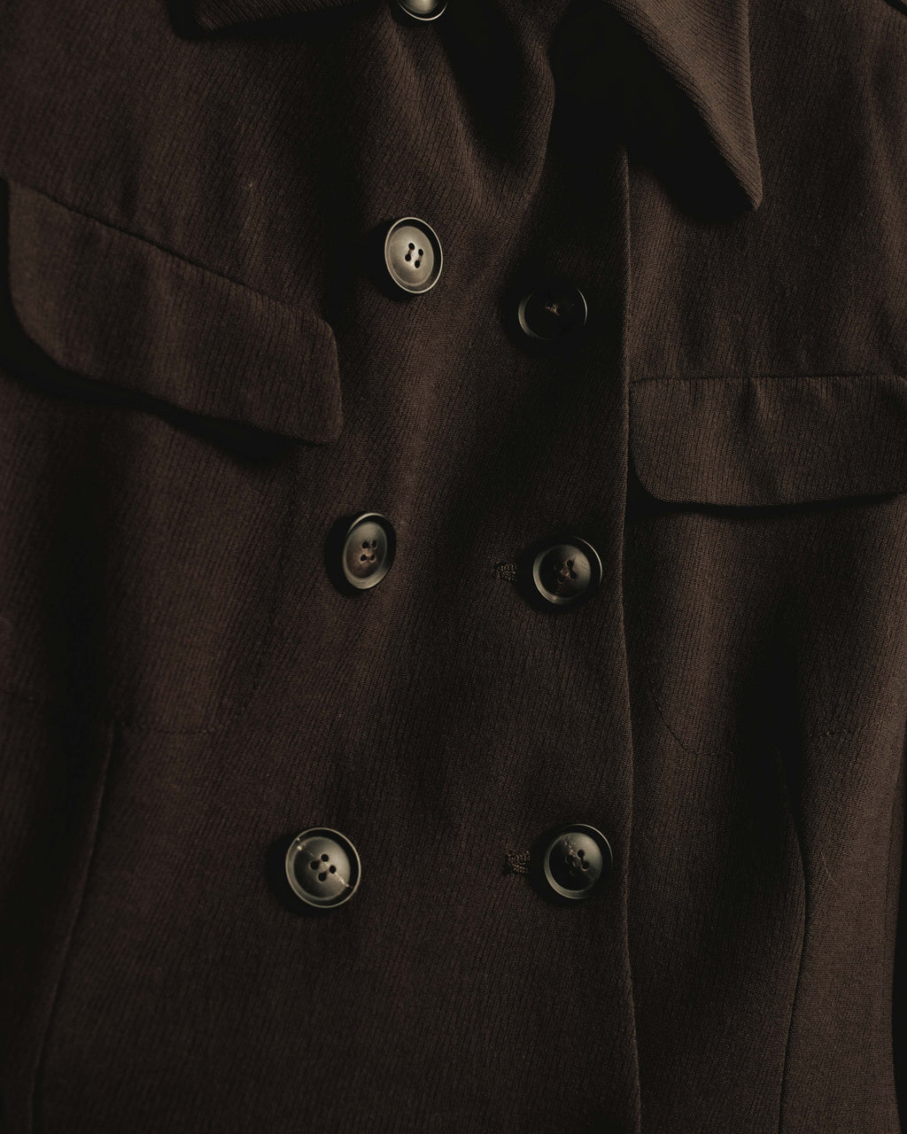 "GUCCI" 90's Classically tailored double-breasted coat