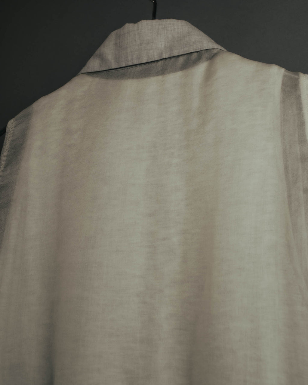 -SPECIAL- “Brunello Cucinelli” 00’s-10’s Sheer layered sleeveless tunic dress
