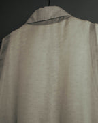 -SPECIAL- “Brunello Cucinelli” 00’s-10’s Sheer layered sleeveless tunic dress