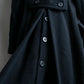 "DOLCE & GABBANA" Maxi length double breasted chesterfield coat