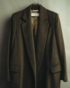 “Max Mara” 00’s Belted angora blend long coat