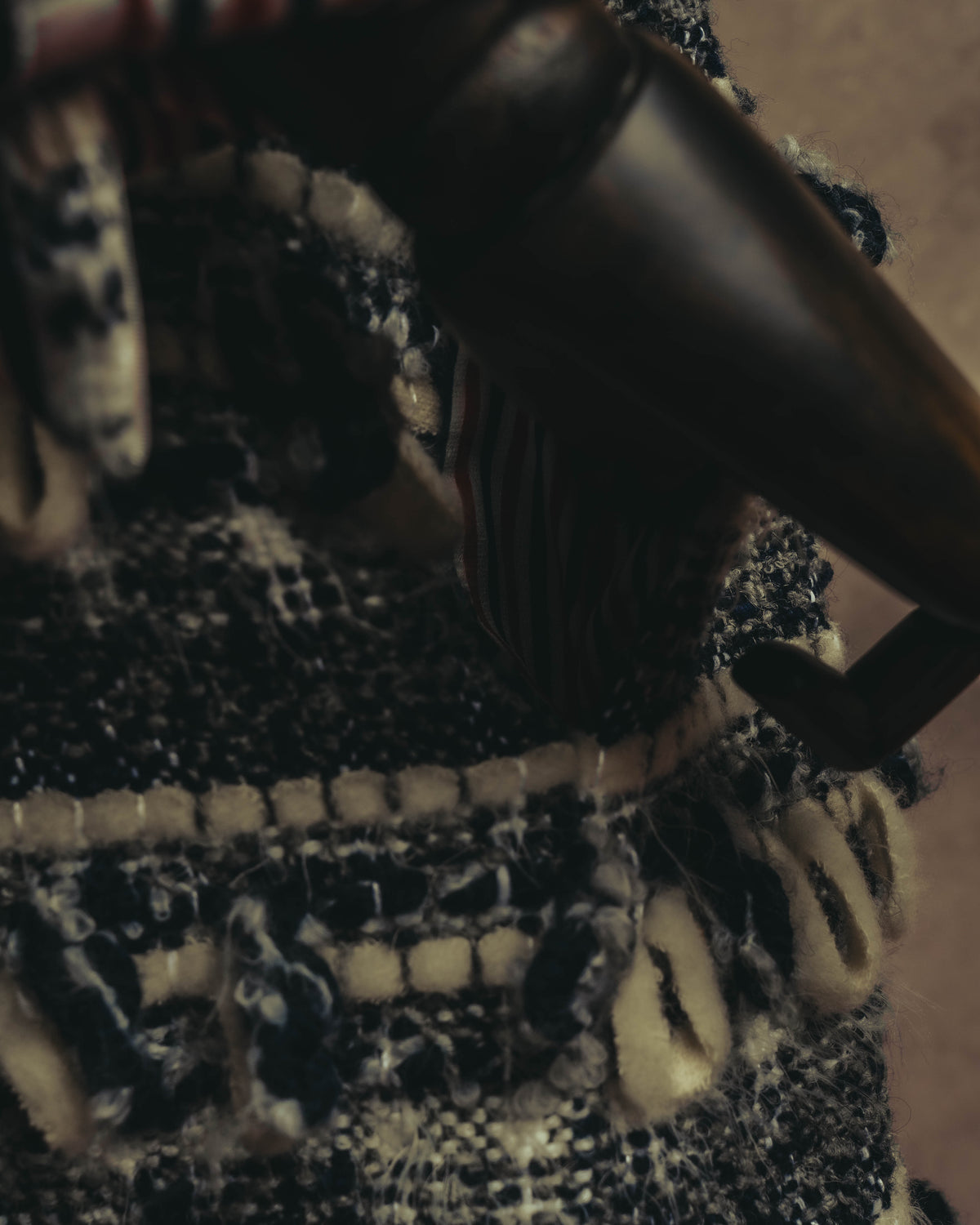"THOM BROWNE" 2010's-20's Textured double breasted boucle coat