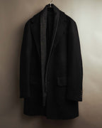 “MOSCHINO” 90’s-00’s wool cashmere tailored long coat