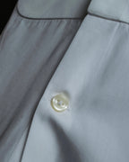 "GIVENCHY" Bosom panel design white shirt