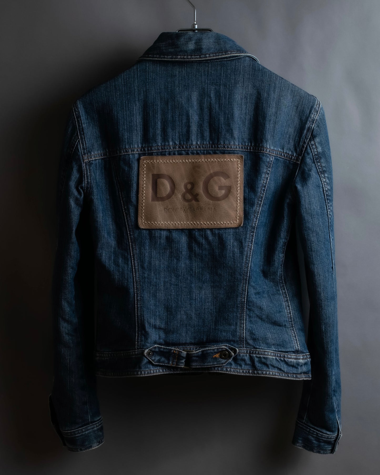 "Dolce & Gabbana" Cutting stitch detail denim jacket