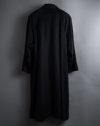 "BALMAIN" Raglan sleeve 100% cashmere stand collar coat