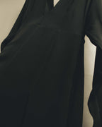 "BURBERRY" 2010's-20's Pleated silk midi dress