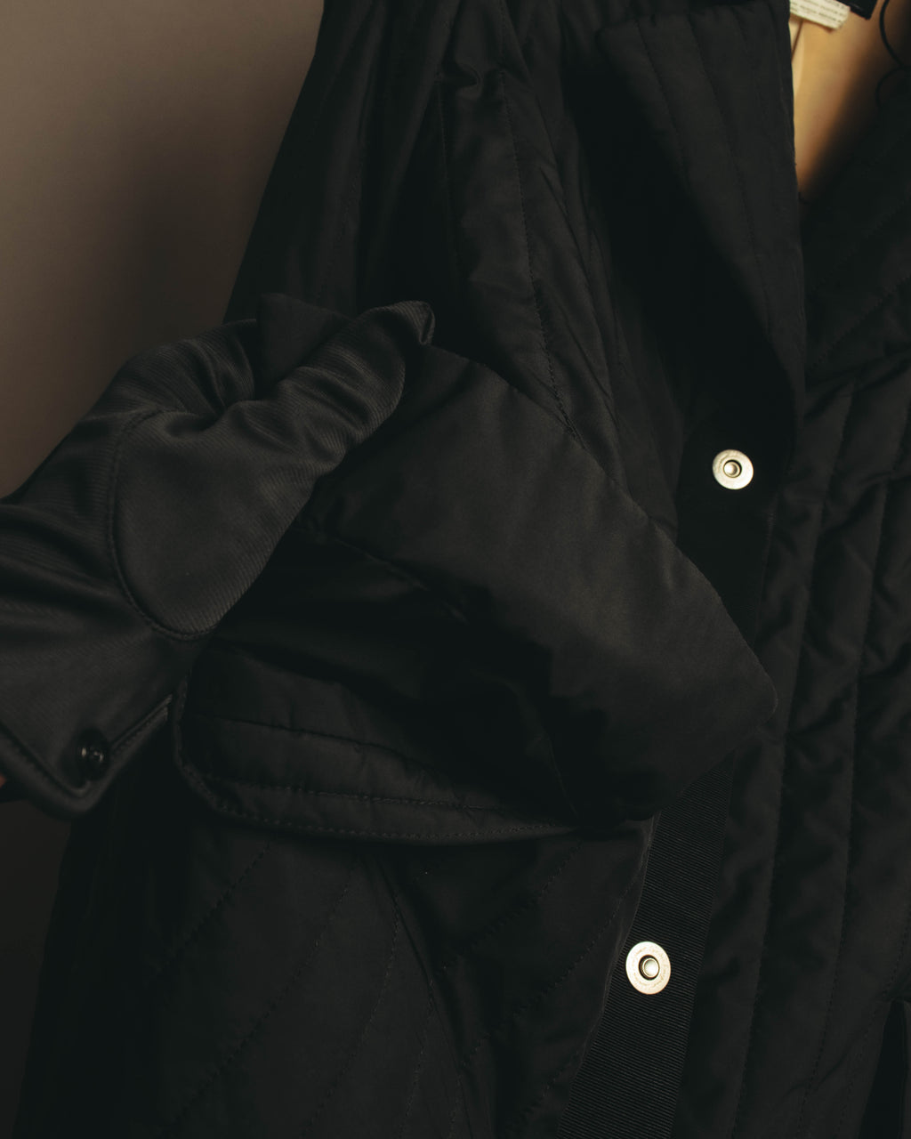 “Salvatore Ferragamo” 00’s-10’s Padded tailored long coat