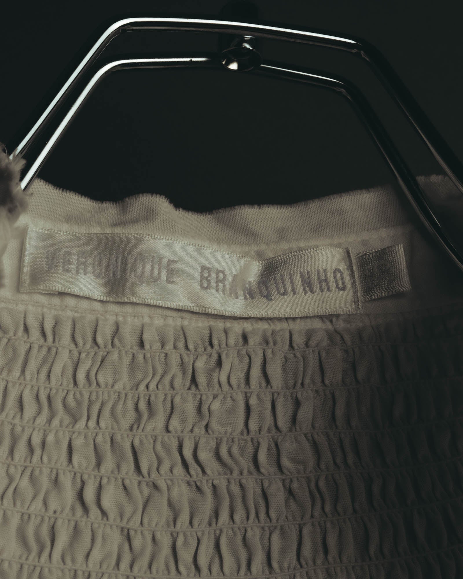 "Véronique Branquinho" 90's-00's Delicately smocked cotton blouse