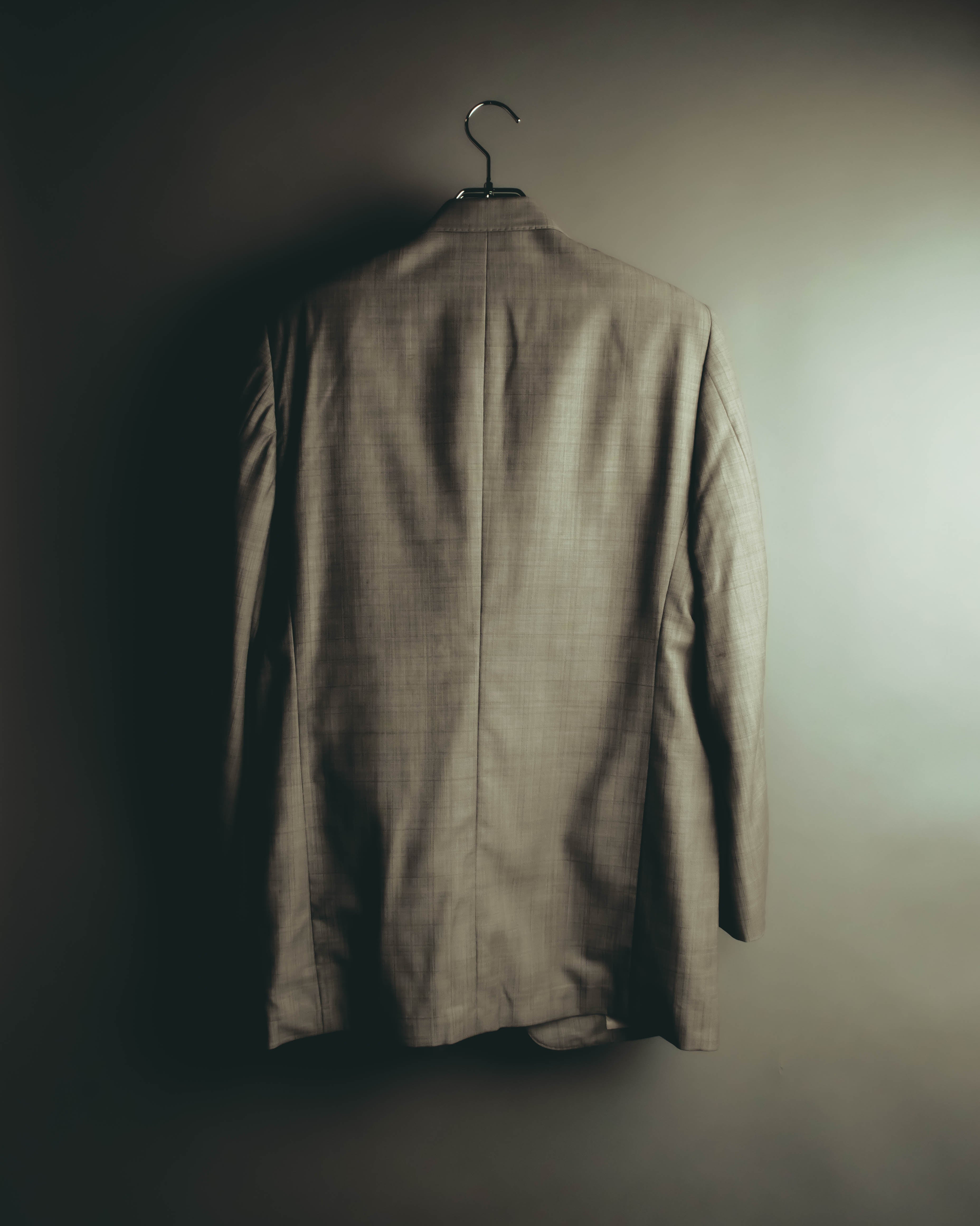カシミヤ100% MONSIEUR by GIVENCHY ムッシュ バイ ジバンシィ 金ボタン ダブル テーラードジャケット L~XL程度/ブラック/ビンテージ MONSIEUR by GIVENCHY