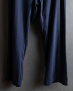 "CELINE" Piping design blue pajama set up